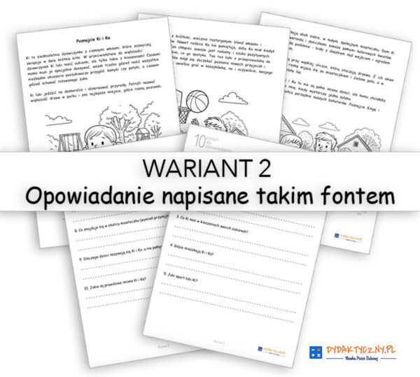 Poznajcie Ki i Ka dydaktyczny