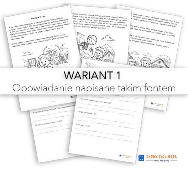 Poznajcie Ki i Ka dydaktyczny