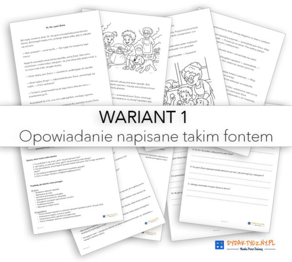 Przygody Ki i Ka część 2 - Ki, Ka i pani Zosia dydaktyczny
