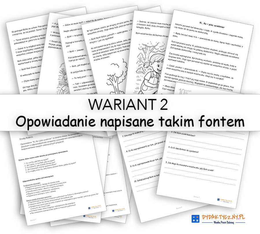 Przygody Ki i Ka część 2 - Ki, Ka i pies uciekinier 2-Ki-Ka-i-pies-uciekinier-CS