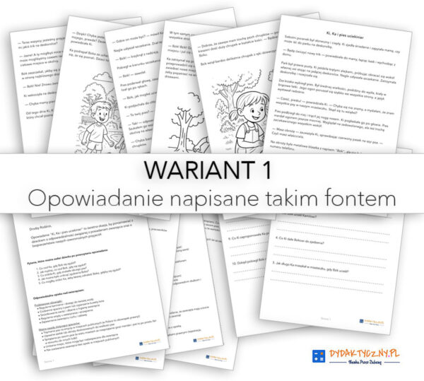 Przygody Ki i Ka część 2 - Ki, Ka i pies uciekinier dydaktyczny