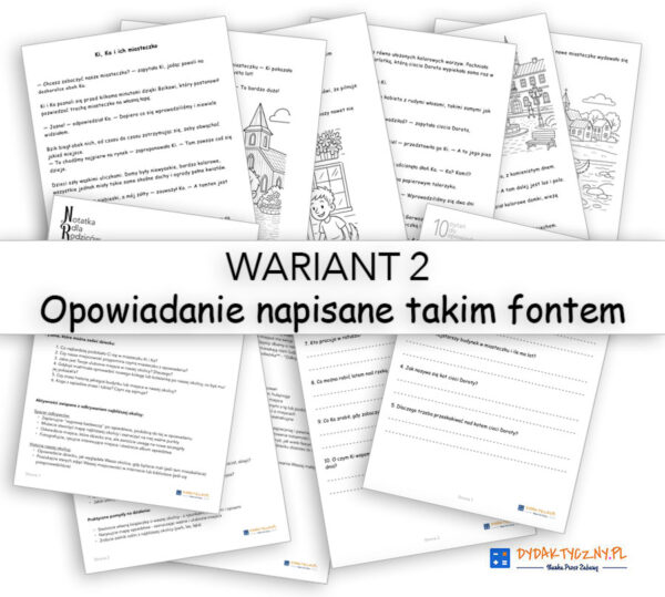 Przygody Ki i Ka część 3 - Ki, Ka i ich miasteczko dydaktyczny