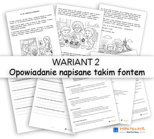 Przygody Ki i Ka część 5 - Ki, Ka i dekoracje wielkanocne dydaktyczny