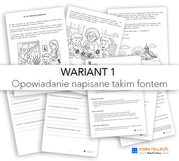 Przygody Ki i Ka część 5 - Ki, Ka i dekoracje wielkanocne dydaktyczny