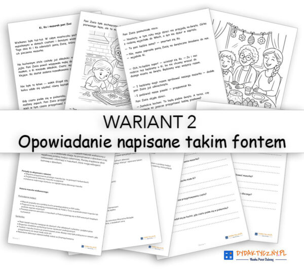 Przygody Ki i Ka część 6 - Ki, Ka i mazurek pani Zosi dydaktyczny