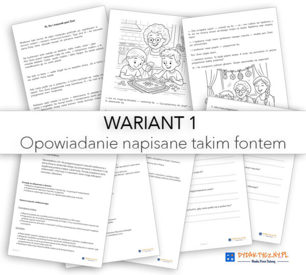 Przygody Ki i Ka część 6 - Ki, Ka i mazurek pani Zosi dydaktyczny